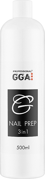 Косметическое средство 3в1 для ногтей - GGA Professional Nail Prep 3in1 — фото N3
