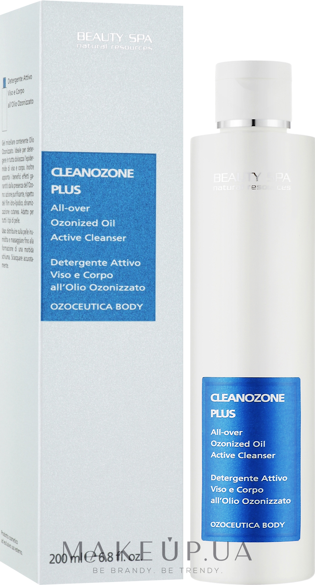 Мицеллярная эмульсия с озоном для очищения кожи лица и тела - Beauty Spa Ozoceutica Body Cleanozone Plus — фото 200ml