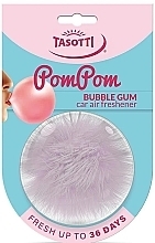 Парфумерія, косметика Автомобільний ароматизатор "Жувальна гумка" - Tasotti Pom Pom Bubble Gum