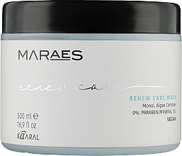 Маска для відновлення волосся з комплексом водоростей - Kaaral Maraes Renew Care Mask — фото N1