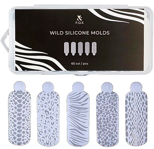 Многоразовые силиконовые формы для дизайна - F.O.X Wild Silicone Molds — фото N1