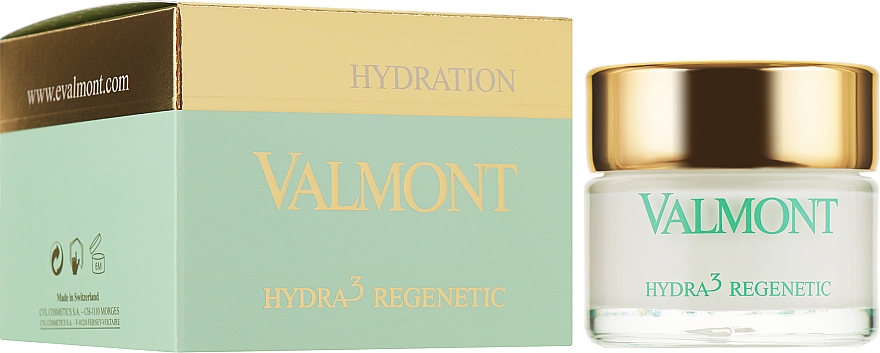Зволожуючий крем для обличчя - Valmont Hydration Hydra 3 Regenetic Cream — фото N2