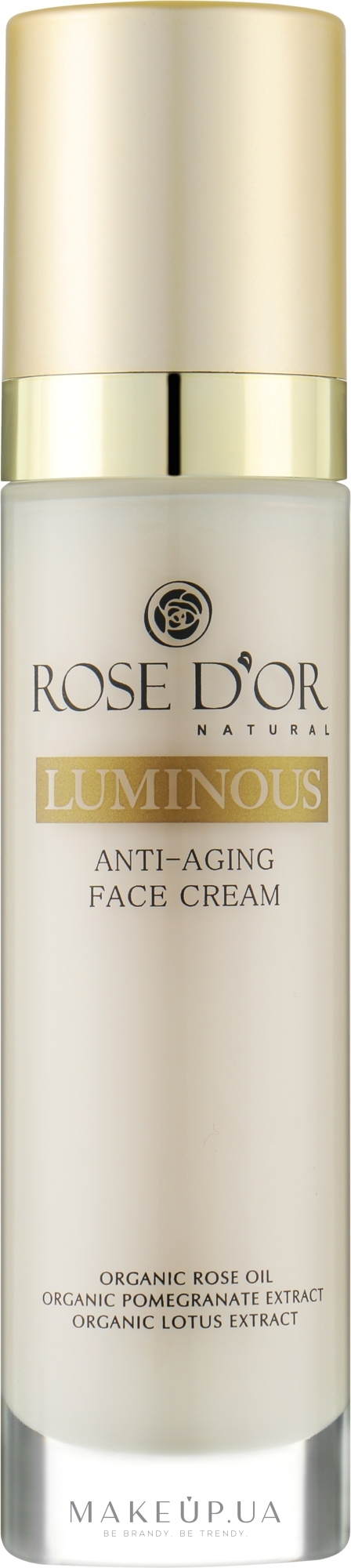 Антивозрастной крем для лица - Bulgarian Rose Rose D'or Luminous Anti-Aging Face Cream — фото 50ml