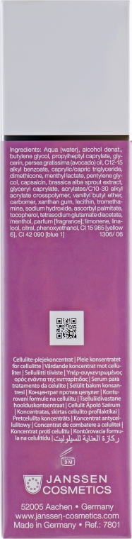Термоактивний гель для інтенсивного антицелюлітного догляду за шкірою - Janssen Cosmetics Body Contour Booster — фото N3