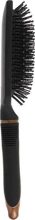 Щетка для волос пневматическая "Лопата", 499250, черно-золотая - Inter-Vion — фото N3