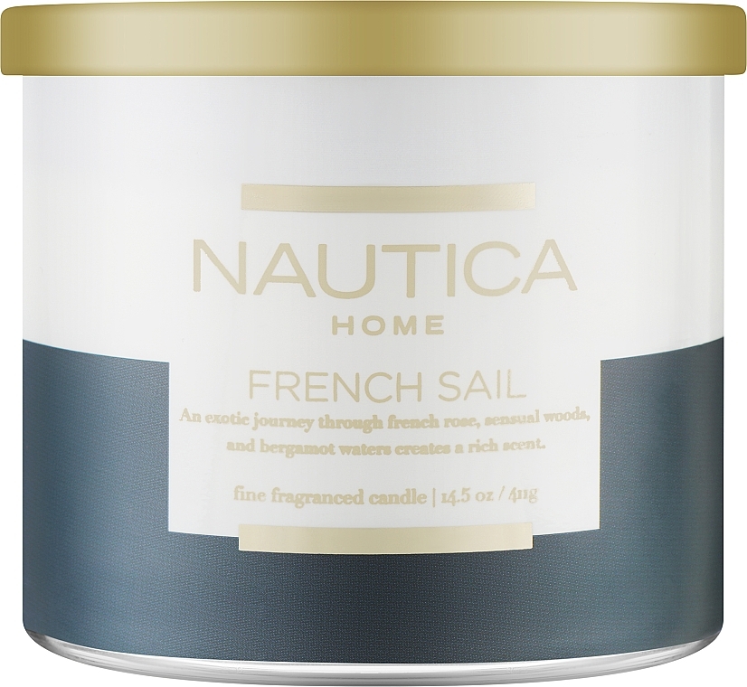 Ароматична свічка "Французьке вітрило" - Nautica French Sail Fine Fragranced Candle — фото N1