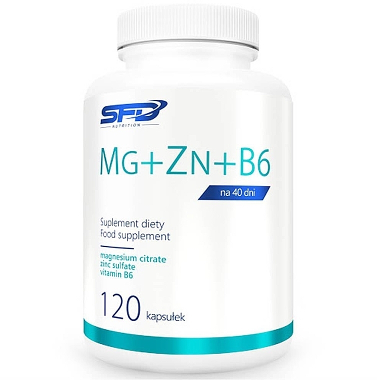 Харчова добавка "Mg + Zn + B6" - SFD Nutrition Mg + Zn + B6 — фото N1