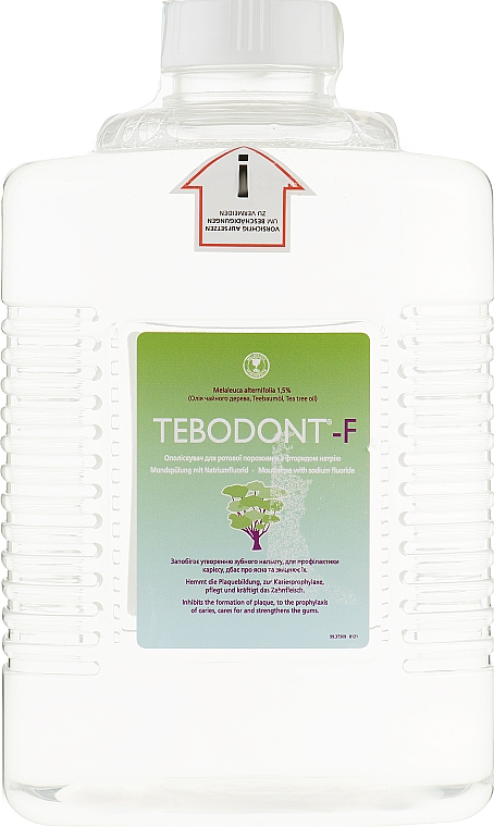Ополаскиватель полости рта с маслом чайного дерева и фторидом для диспенсера - Dr. Wild Tebodont-F (Melaleuca Alternifolia) — фото N1