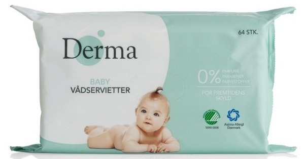 Дитячі вологі серветки - Derma Eco Baby Wet Wipes — фото N2