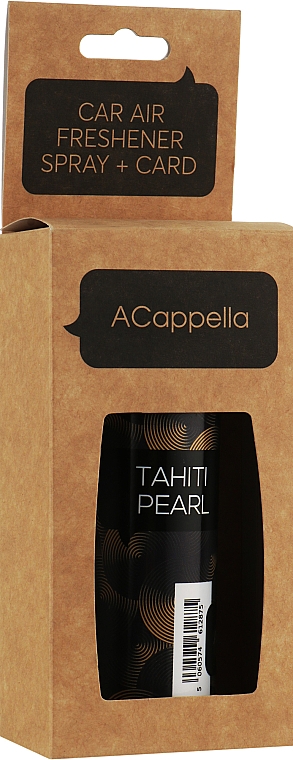 ACappella Tahiti Pearl - Ароматизатор для авто, подвеска и спрей — фото N1