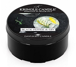 Парфумерія, косметика Чайна свічка - Kringle Candle Daylight Black Pepper Gin