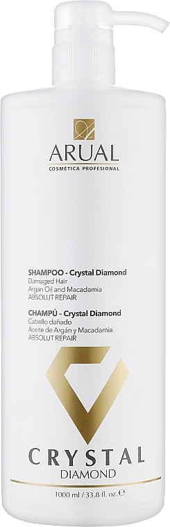 Восстанавливающий шампунь для поврежденных волос - Arual Crystal Diamond Shampoo — фото N3