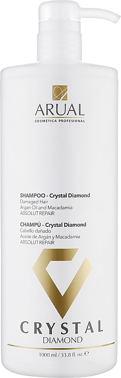 Відновлювальний шампунь для пошкодженого волосся - Arual Crystal Diamond Shampoo — фото N3