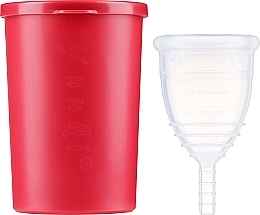 Менструальна чаша, розмір S + контейнер для дезінфекції - Yuuki Classic Small 1 — фото N2