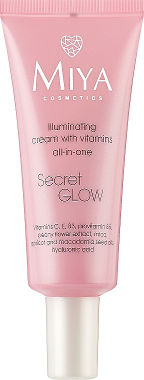 Крем для сияния кожи лица с витаминами - Miya Cosmetics Secret Glow