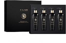 Духи, Парфюмерия, косметика УЦЕНКА Набор - T-LAB Professional Royal Detox (sham/300ml + cond/300ml + b/h/wash/300ml + b/cream/300ml) *