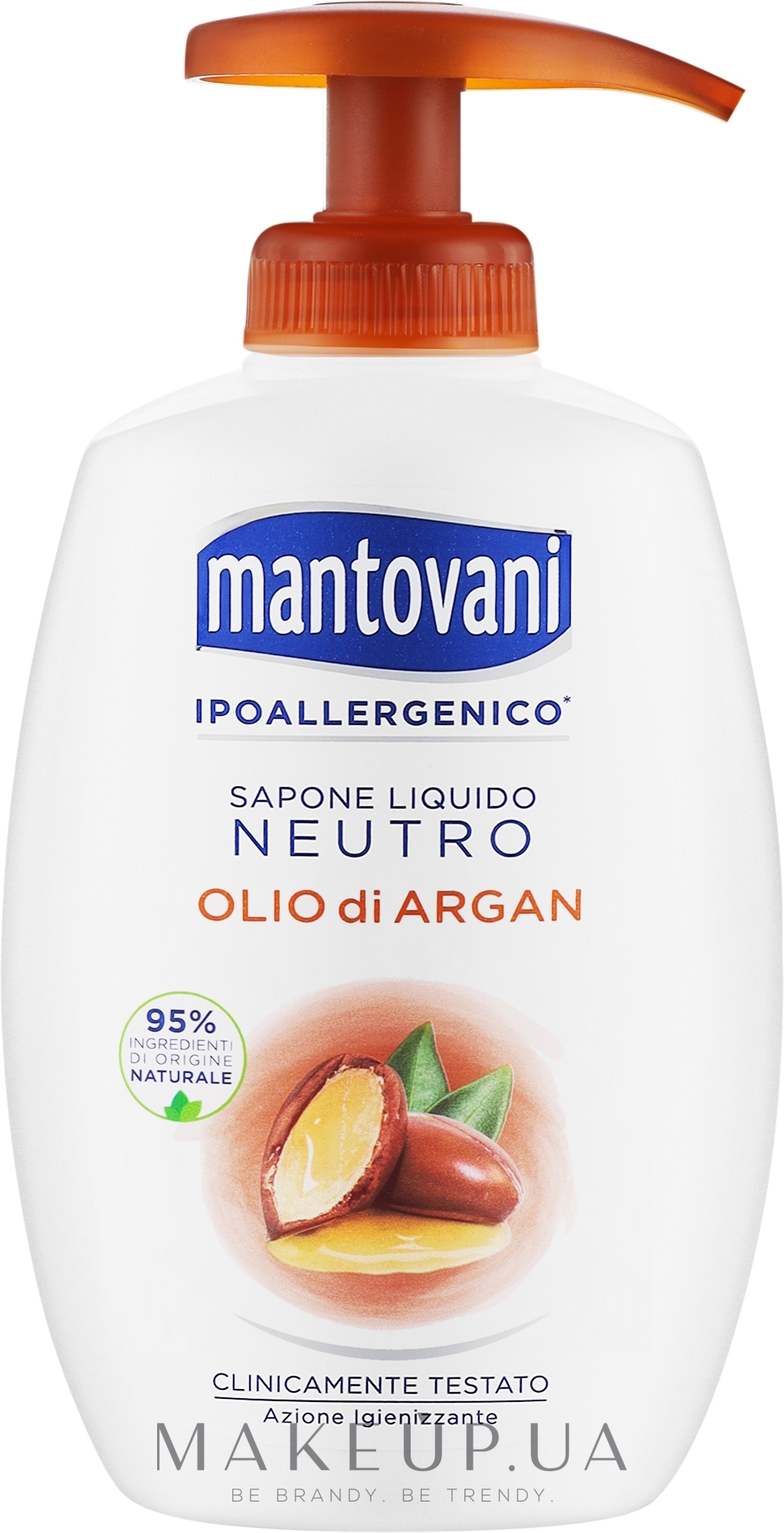 Жидкое мыло "Аргана" - Mantovani — фото 300ml