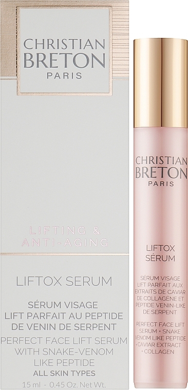 Сироватка для старіючої шкіри обличчя - Christian Breton Liftox Perfect Face Lift Serum — фото N2