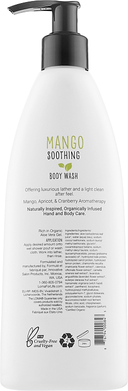 Гель для душа "Манго" - Loma For Life Mango Body Wash — фото N2
