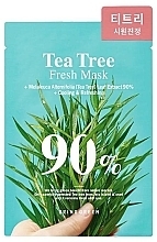 Парфумерія, косметика Тканинна маска для обличчя з екстрактом чайного дерева - Bring Green Tea Tree 90% Fresh Mask Sheet