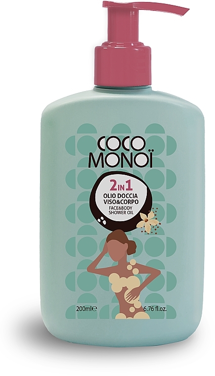 Масло для душа - Coco Monoi Face & Body Shower Oil — фото N1