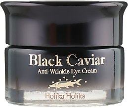 Антивіковий крем для очей з екстрактом чорної ікри - Holika Holika Black Caviar Anti Wrinkle Eye Cream — фото N2