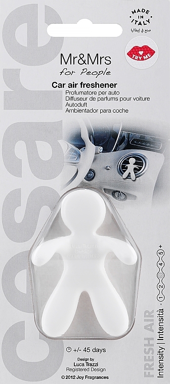 Mr&Mrs Fragrance Cesare Fresh Air - Ароматизатор для авто — фото N1