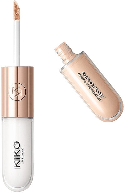 Праймер і консилер для очей - Kiko Milano Radiance Boost Primer & Concealer Primer Duo — фото N1