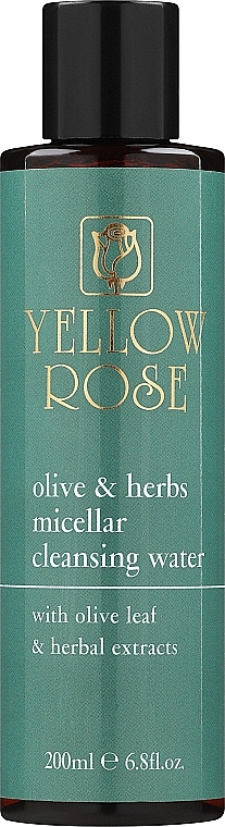 УЦІНКА Міцелярна вода з рослинними екстрактами - Yellow Rose Olive & Herbs Micellar Cleansing Water * — фото N1