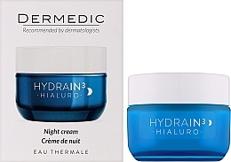 Ночной крем для лица - Dermedic Hydrain 3 Hialuro Night Cream — фото N2
