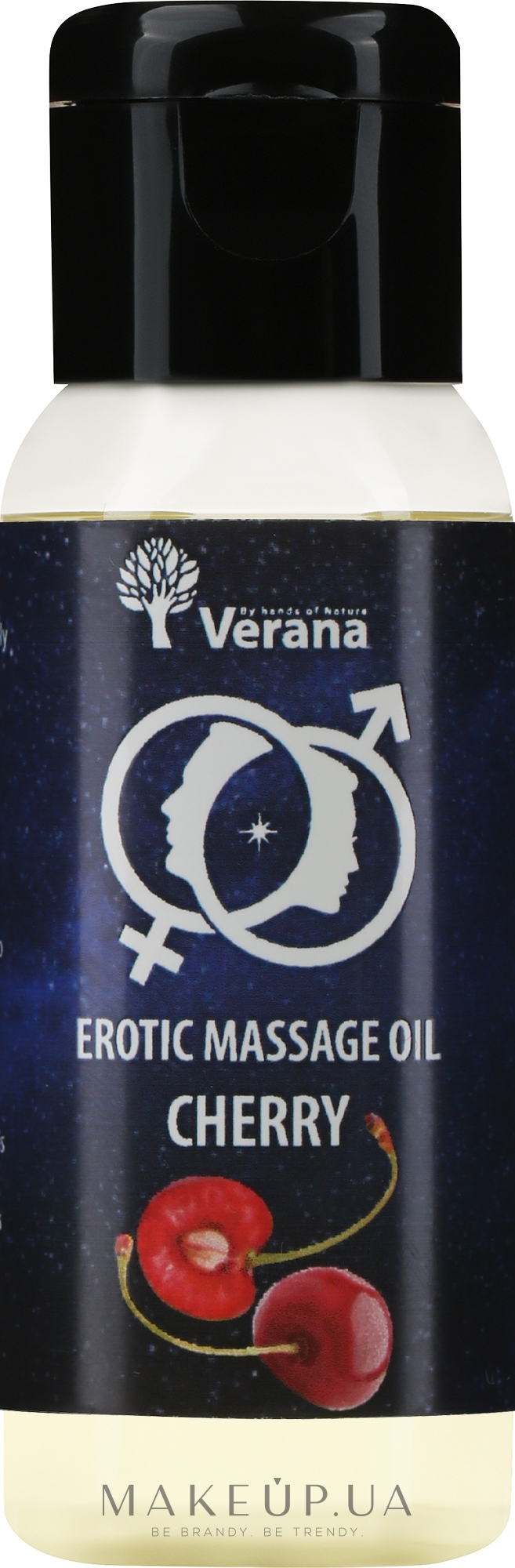 Масло для эротического массажа "Вишня" - Verana Erotic Massage Oil Cherry — фото 30ml