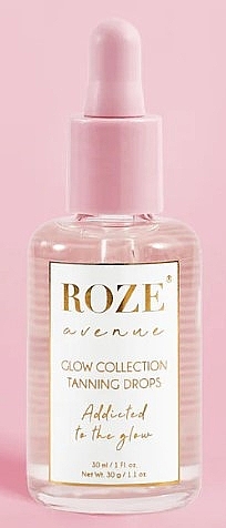 Краплі для засмаги - Roze Avenue Glow Collection Tanning Drops — фото N1
