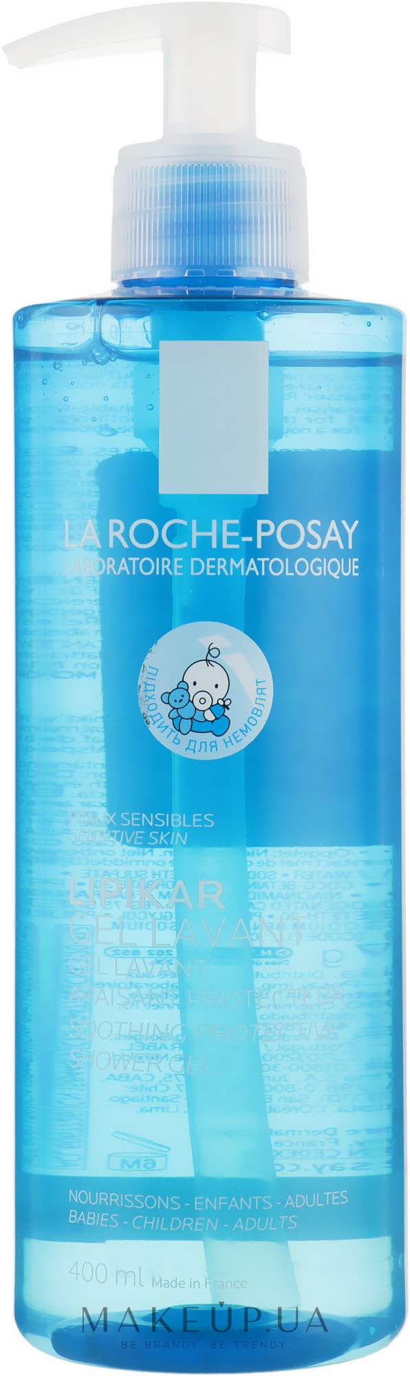 Очищувальний гель для душу для нормальної та схильної до сухості шкіри - La Roche-Posay Lipikar Gel — фото 400ml