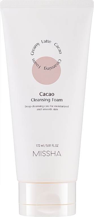 Пенка для умывания - Missha Cleansing Foam Creamy Latte Chocolate — фото N1