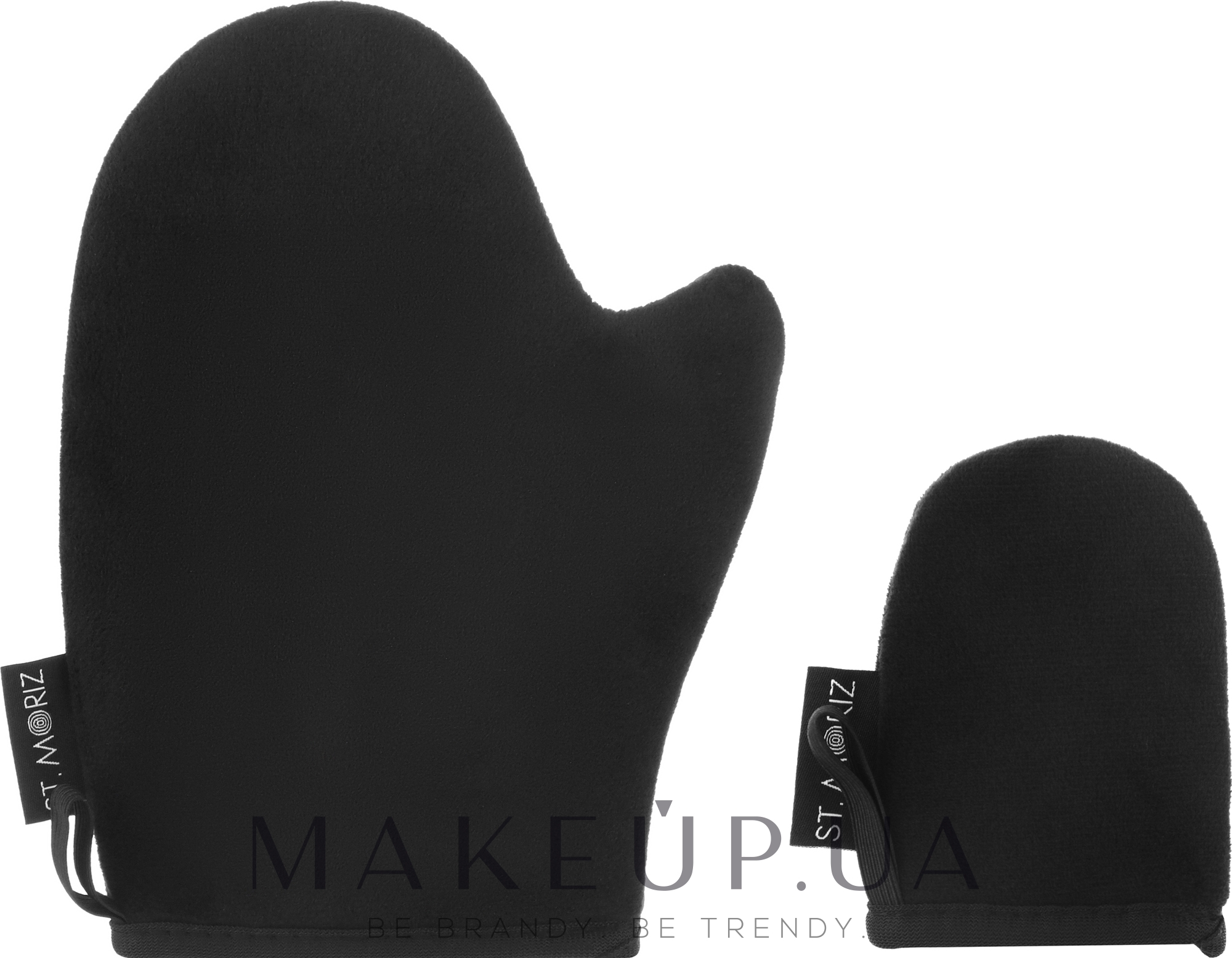 Набір рукавичок для нанесення автозасмаги, 2 шт. - St. Moriz Double Sided Tanning Mitt And Face — фото 2шт