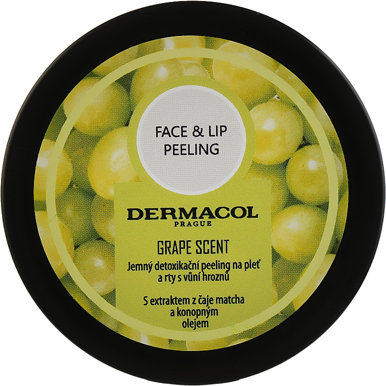 Скраб для лица и губ "Виноград" - Dermacol Face & Lip Peeling Grape Scent Peeling — фото N1