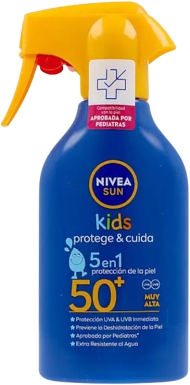 Сонцезахисний спрей для дітей - NIVEA Sun Kids 5 In 1 Protect SPF 50+ — фото N1