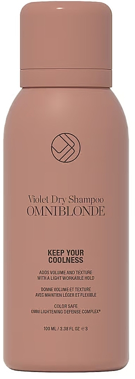 Сухий шампунь для світлого та мельованого волосся - Omniblonde Keep Your Coolness Dry Shampoo — фото N1