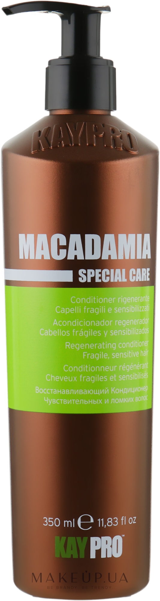 Кондиціонер з маслом макадамії для чутливого і ламкого волосся - KayPro Special Care Conditioner — фото 350ml