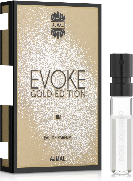 Ajmal Evoke Gold Edition For Him - Парфюмированная вода (пробник) — фото N1