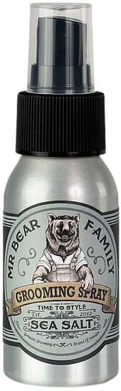 Спрей-тоник для волос с морской солью - Mr Bear Family Sea Salt Grooming Spray Travel Size — фото N1