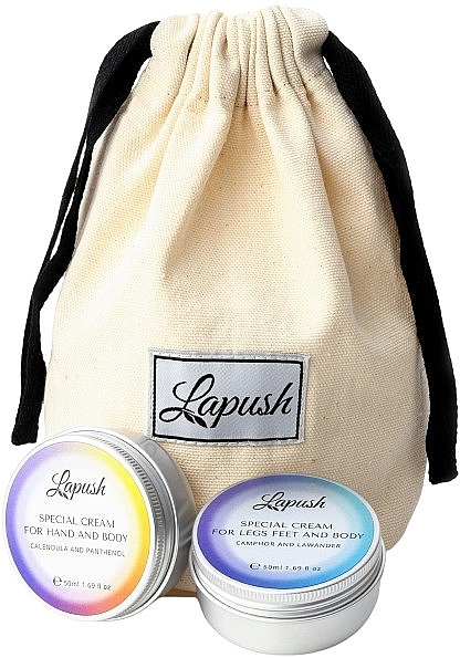 Набір "Winter Hand&Foot Care" - Lapush (hand/cream/50ml + foot/cream/50ml) — фото N1