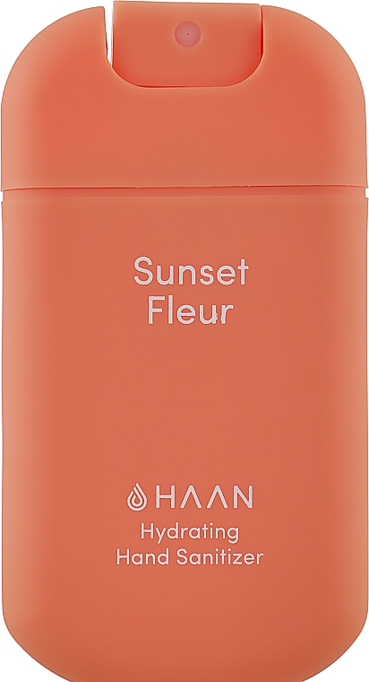 Очищувальний і зволожувальний спрей для рук "Таємничий захід" - HAAN Hand Sanitizer Sunset Fleur — фото N1
