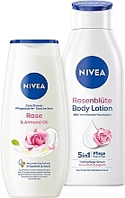 Набор - NIVEA Love&Care (sh/gel/250ml + b/lotion/250ml) — фото N2