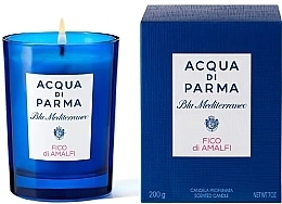 Acqua di Parma Blu Mediterraneo Fico di Amalfi - Ароматическая свеча, синий стакан — фото N1