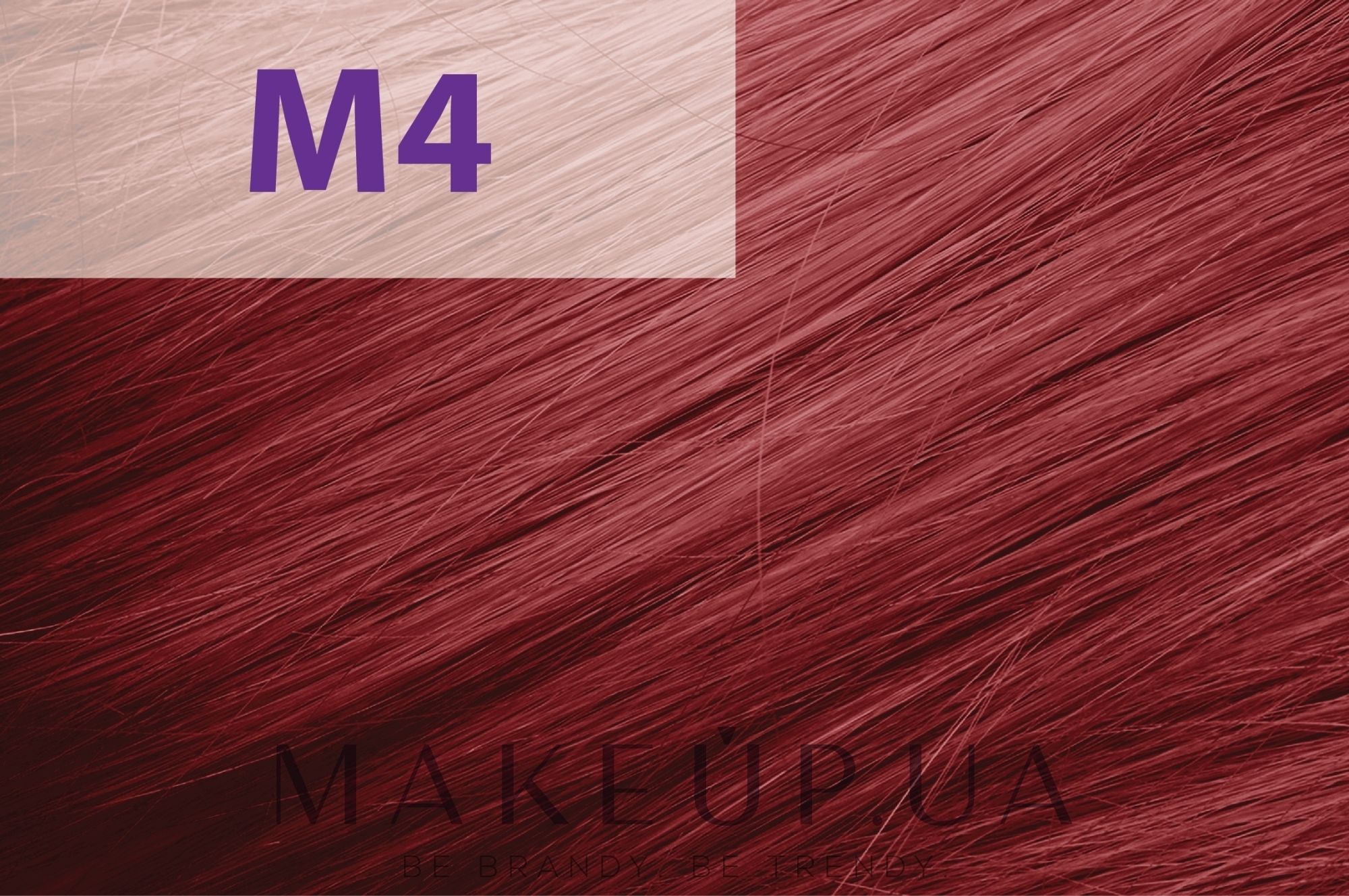 Стойкая крем-краска микстон для волос - jNOWA Professional Siena  — фото М/4 - Красный