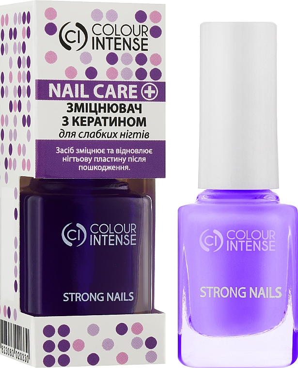 Зміцнювач для нігтів з кератином - Colour Intense Nail Care Strong Nails