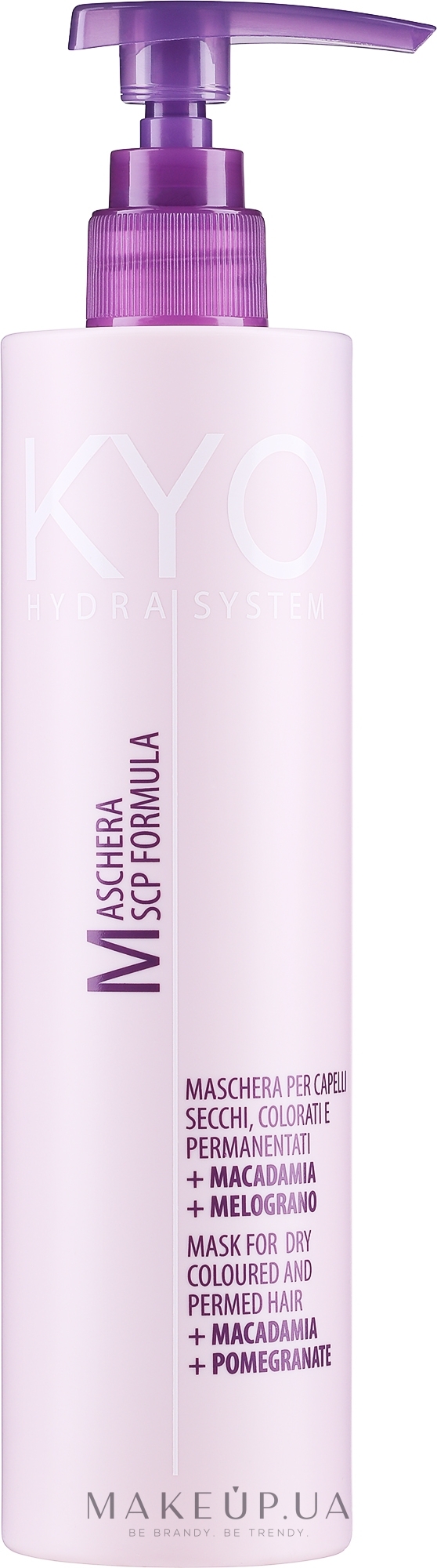 Маска для сухих окрашенных волос - Kyo Hydra System Mask For Dry Coloured And Permed Hair — фото 500ml