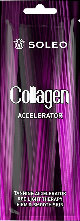 Лосьон для солярия с омолаживающим эффектом - Soleo Collagen Accelerator (мини) — фото N1