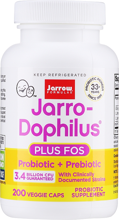 Харчові добавки - Jarrow Formulas Jarro-Dophilus + FOS — фото N5